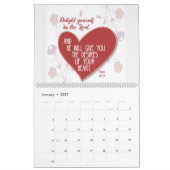 聖書の詩のカレンダー カレンダー (1月 2027)