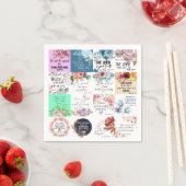 聖書の詩のカード紙 スタンダードカクテルナプキン (インサイチュ)