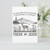 聖書の詩のカード – 自分自身の内側をパーソナライズ サンキューカード (スタンド正面)