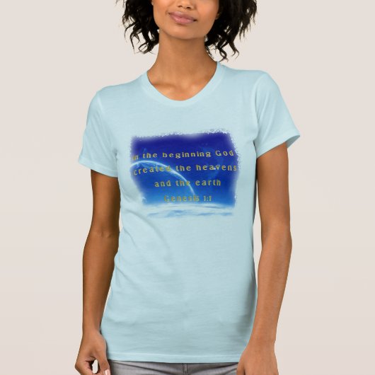 聖書の詩のキリスト教のTシャツ Tシャツ (正面)