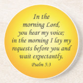 聖書の詩のコースターの賛美歌5 3 コースター (正面)