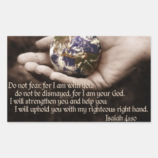 聖書の詩のシール 長方形シール