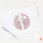 聖書の詩のステッカー ラウンドシール (封筒)