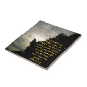 聖書の詩のタイル: イエス・キリストは世界を克服しました タイル (側面)