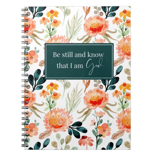 聖書の詩のノート ノートブック (正面)