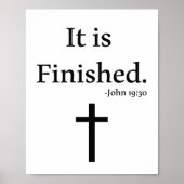 聖書の詩のポスターが完成した ポスター (正面)