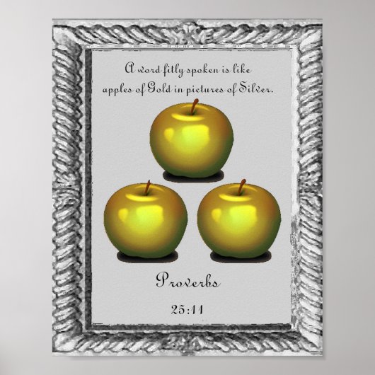 聖書の詩のポスターの箴言 ポスター (正面)