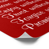 聖書の詩のポスターを愛する10の方法 ポスター (角)