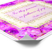 聖書の詩のポスター/プリント ポスター (角)