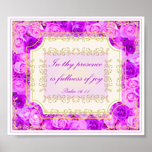 聖書の詩のポスター/プリント ポスター (正面)