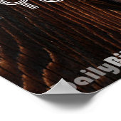 聖書の詩のポスター – 1ペテロ2:24 ポスター (角)