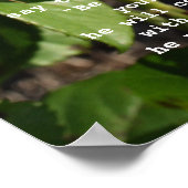 聖書の詩のポスタ感動的ーを恐れてはいけない ポスター (角)