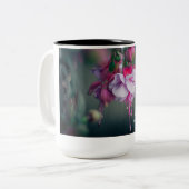 聖書の詩のマグが付いている花 ツートーンマグカップ (正面左)