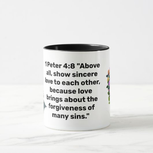 聖書の詩のマグカップ マグカップ (中央)