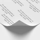 聖書の詩のラッピング紙のための宝物,贈り物 ラッピングペーパー (角)