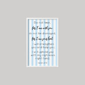 聖書の詩の壁のアート イザヤ書41:10 ポスター