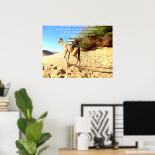 聖書の詩の引用文信頼の諺3:5-6 ポスター (ホームオフィス)