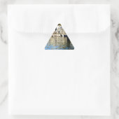 聖書の詩の引用文信頼の諺3:5-6 三角形シール (バッグ)