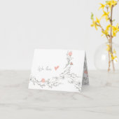 聖書の詩の折り畳まれたグリーティングカード カード (黄色い花)