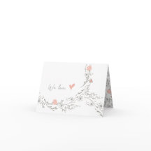 聖書の詩の折り畳まれたグリーティングカード