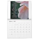 聖書の詩の暦 カレンダー (2月 2027)