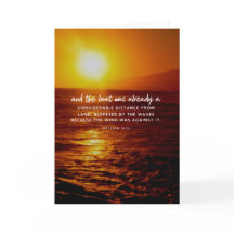 聖書の詩の海の日没