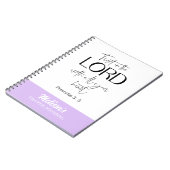 聖書の詩の祈祷ジャーナル ノートブック (左側)