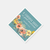 聖書の詩の箴言紙 スタンダードカクテルナプキン (角)