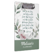 聖書の詩の緑 クリップボード (右)