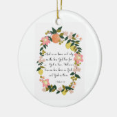 聖書の詩の芸術-ジョンの1 4:16 セラミックオーナメント (左)