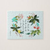 聖書の詩の芸術-賛美歌の12:7 ジグソーパズル (横)