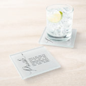 聖書の詩の諺ガラスのコースター ガラスコースター (アングル)