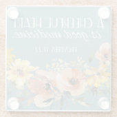 聖書の詩の諺聖なる書物、 経典ガラスのコースター ガラスコースター (裏面)