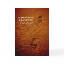 聖書の詩の足跡の砂の起源の1:20