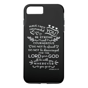 聖書の詩の電話箱のジョシュアの1:9 iPhone 8 PLUS/7 PLUSケース