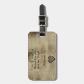 聖書の詩のPhilippiansの4:13 ラゲッジタグ (正面縦)