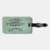 聖書の詩のPhilippiansの4:13 ラゲッジタグ (裏面横)