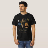 聖書の詩のTシャツ Tシャツ (正面フル)