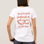 聖書の詩のTシャツ Tシャツ (裏面)