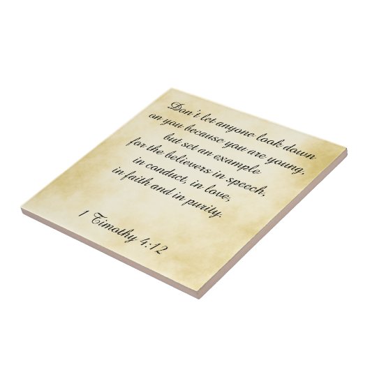 聖書の詩は例です タイル (側面)