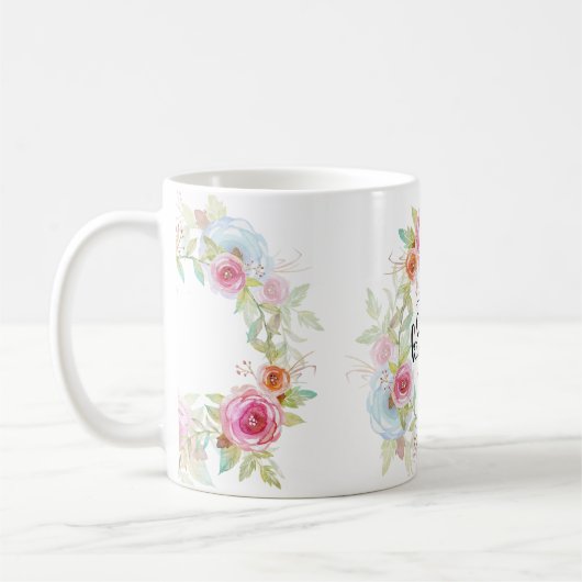 聖書の詩は親切さのマグを耕します コーヒーマグカップ (左)