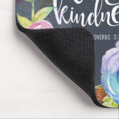 聖書の詩は親切さの諺の3:3を耕します マウスパッド (コーナー)