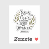 聖書の詩をカットのビニールのシール シール (シート)