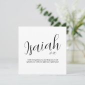 聖書の詩を上手に読む | イザヤ41 | 強度カード (スタンド正面)