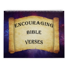 聖書の詩を励ます – 大きなカレンダー カレンダー