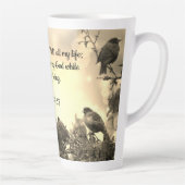 聖書の詩を持つキリスト教徒の晩期マグ カフェラテマグ (右)