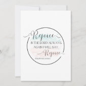 聖書の詩を書いたカード シーズンカード (正面)