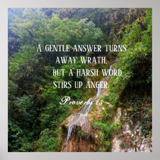 聖書の詩を書いたポスター ポスター