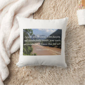 聖書の詩を書いた枕 クッション (ブランケット)