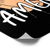 聖書の詩アーメン神 ポスター (角)